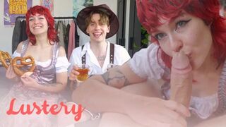 Októberfeszten kefélnek a cuki német amatőrök