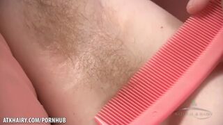 Szőrös fiatal cuni cyan combs szőrös kalandjai