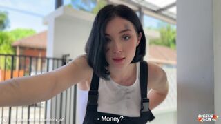 Formás autószerelő fiatal orálozza keményen és kap arconlövés pov-ból