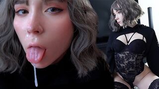 Aranyos tinédzser mélyen leszopja osztálytársa bazinagy faszát, baszódnak különböző pózokban és arcra élvez