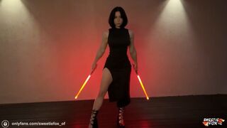 Sith kishölgy magassarkúban titokban megdugja a jediket naboon