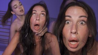 Alázatos tinédzser csicska kinyomja az agyát méhnyak-dagasztó ffm vad kufircolás közben