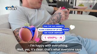 Telefonon beszélek a férjemmel, miközben a barátja szétbassza a szűz seggemet!