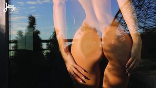 Kívánatos popós világos szőke Larajuicy egész nap a punciját keféli