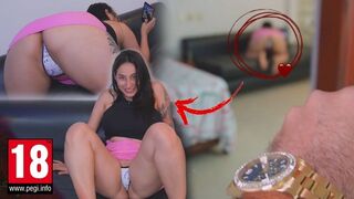 Telefonon beszélek a férjemmel, miközben megbasszák a seggemet