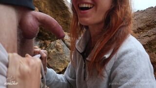 Nyilvános oboázás és gyors hancúr a strandon pov-ban