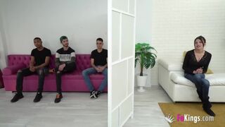 FaKings bemutatja: Macarena Lewis bombázó vakrandija egy vad édeshármasban amatőr módra